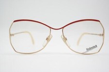 Vintage Glasses Rodenstock Lady R 830 Gold Red Oval Eyeglass Frame