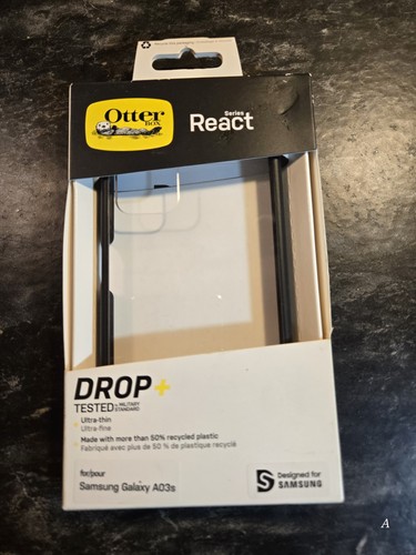 Neu Otter Box Serie React Drop+ durchsichtige Handyhülle für Samsung Galaxy A03s Handy - Bild 1 von 2