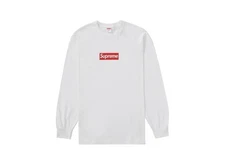 Supreme Box Logo BOGO L/S Long Sleeve Tee FW20 Size medium-white