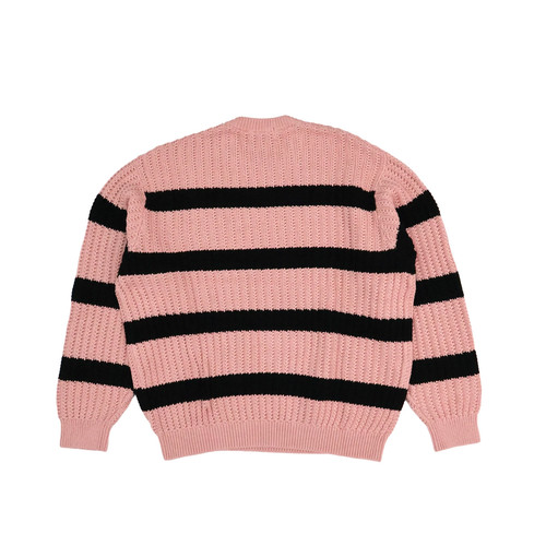 Supreme Loose Gauge Stripe Small Box Sweater Pink - Picture 2 of 10