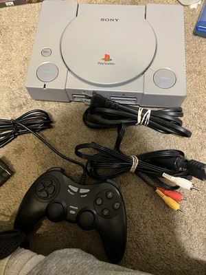 Authentic & Tested Original Sony PlayStation 1 With Wires & Remote, Works, Read