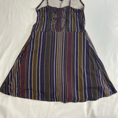 Art Class Skorts Dress Spaghetti Strap Sundress Size M Multiple Color Stripe - Picture 6 of 16