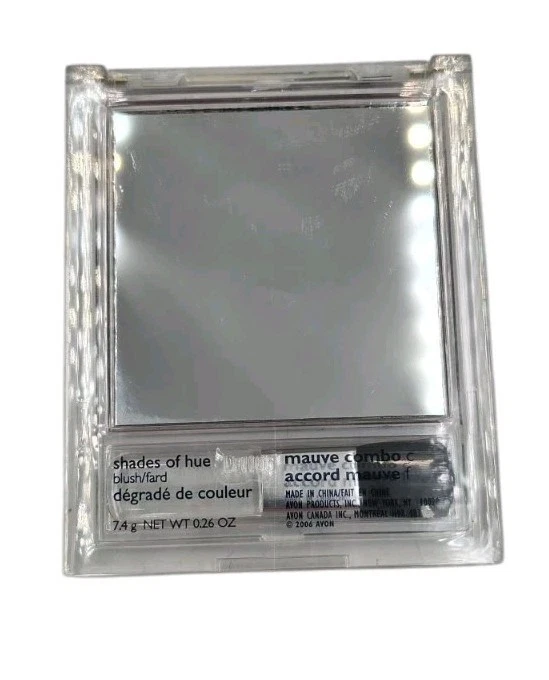 Avon Color Shades Of Hue Blush Mauve Combo NEW NOS Makeup Compact Mirror - Image 3 of 4