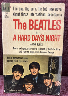 THE BEATLES In A Hard Day's Night, by John Burke (1964 Paperback)