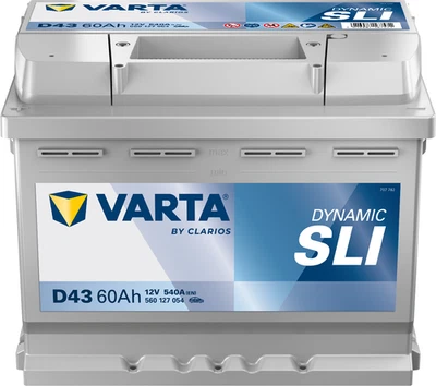 Batterie de démarrage Varta Blue Dynamic L2G D43 12V 60Ah / 540A - Photo 1/2