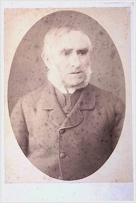 1880s DUNDREARY Whiskers Gentleman Cabinet Card Photograph H Askey Studio UK