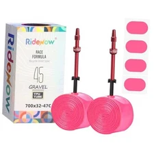 RideNow 2PCS 700C x 18-32C / 32-47C (ALLRoad & 700cX32-47c(85mm metal Valve)