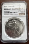 1994 AMERICAN SILVER EAGLE $1 BU BRILLIANT UNCIRCULATED NGC - 053