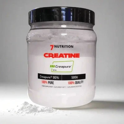 7Nutrition Creatin Monohydrat Creapure® 500g - Muskelaufbau - Schnellkraft