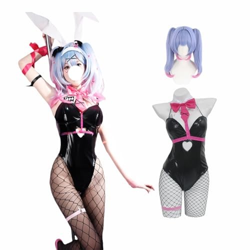 Hatsune Miku Rabbit Hole Cosplay Costume with Wig Perfect for