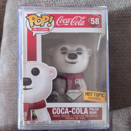 Funko Pop! Vinyl: Ad Icons - Coca-Cola Polar Bear (Diamond Glitter) - Hot Topic