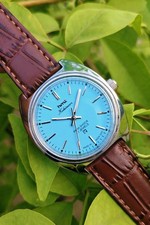 Vintage HMT Kohinoor Blue Dial Hand Winding Mechanical Wrist Watch