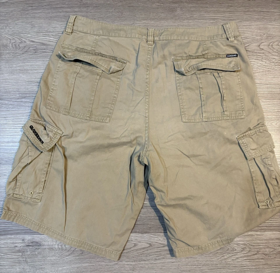 Pantalones cortos cargo Quicksilver para hombre talla 36 bolsillos Foto 4 de 4