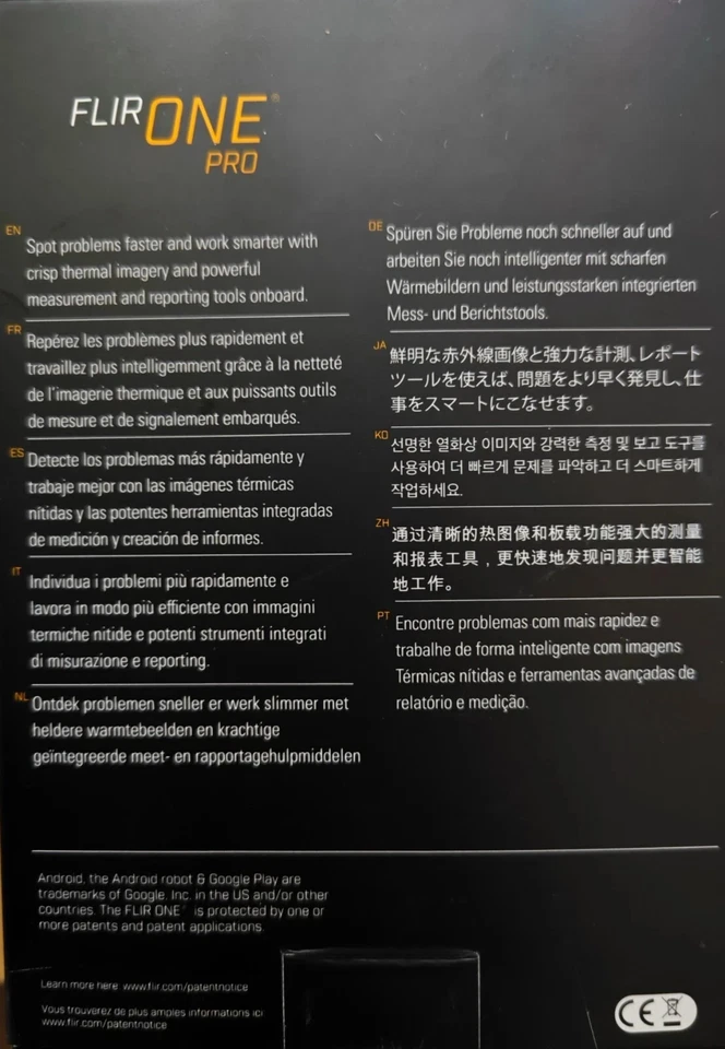 FLIR ONE Pro USB-C Android Thermalbilderkamera Wärmebildkamera Smartphone - Bild 2 von 4