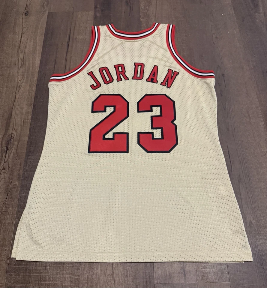 Camiseta deportiva Michael Jordan Bulls 95 M&N Premium auténtica 44/L Foto 2 de 3