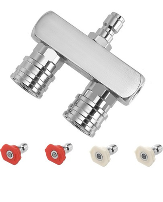 #ad 5000PSI Dual Pressure Washer Nozzle 1 4quot; Quick Connect Spray Tip Accessories S9 $16.00