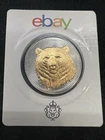 Scottsdale Mint 1oz Silver Gilded STACKER® Grizzly Bear CertiLock (eBay #75/100)