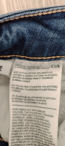 Damen Bootcut Jeans Gr 40/42 Blau - Bild 5 von 9