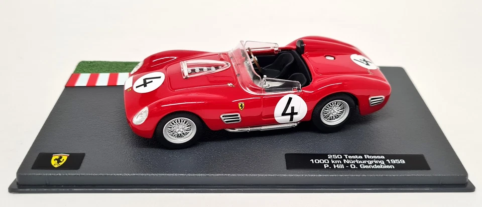 Altaya 1/43 Ferrari 250 Testa Rossa 1000km Nurburgring 1959 #4 Diecast Model Car - Image 4 of 4
