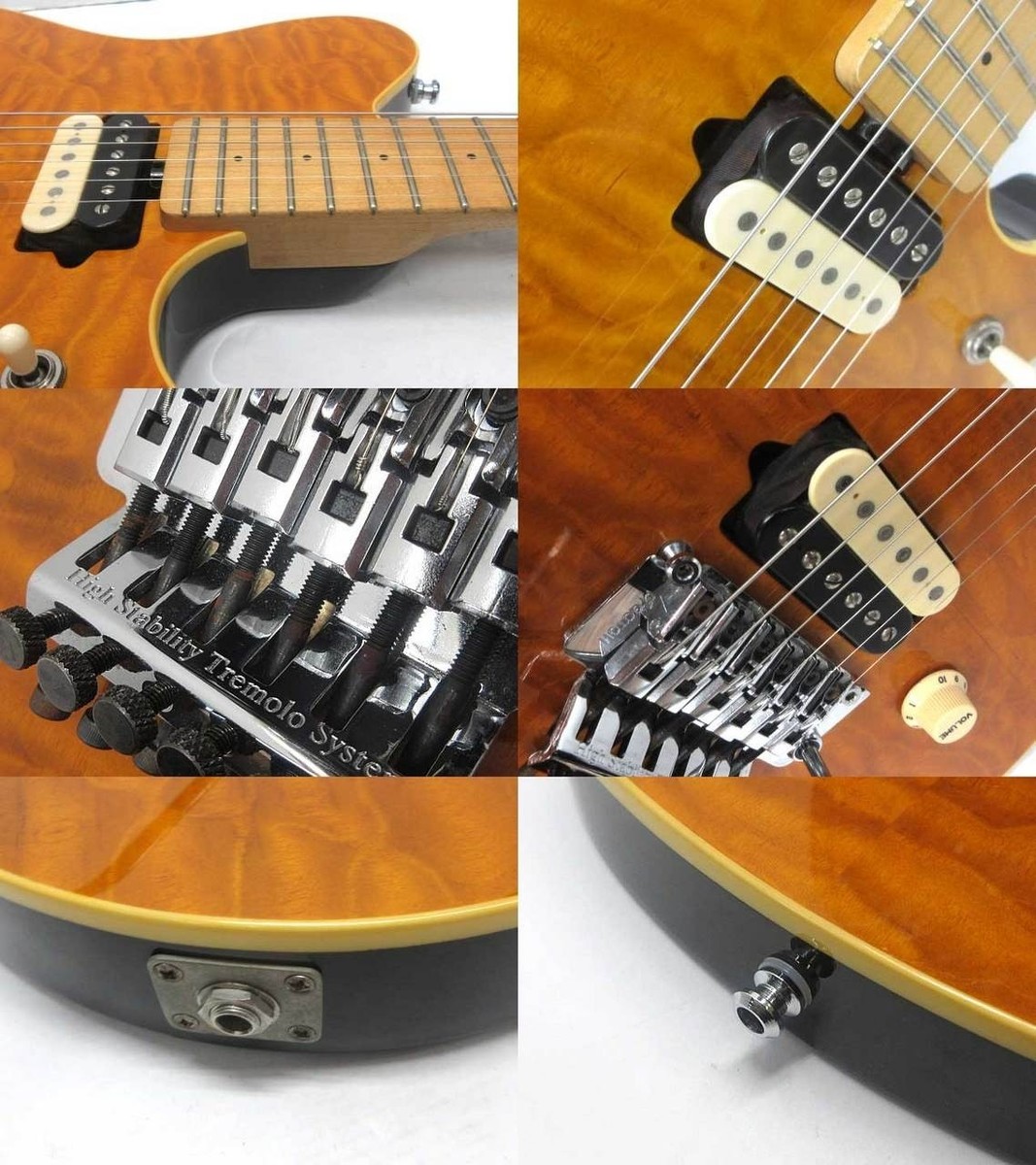 MUSIC MAN AXIS EX Translucent Gold Made in Japan 2003 Solid Body