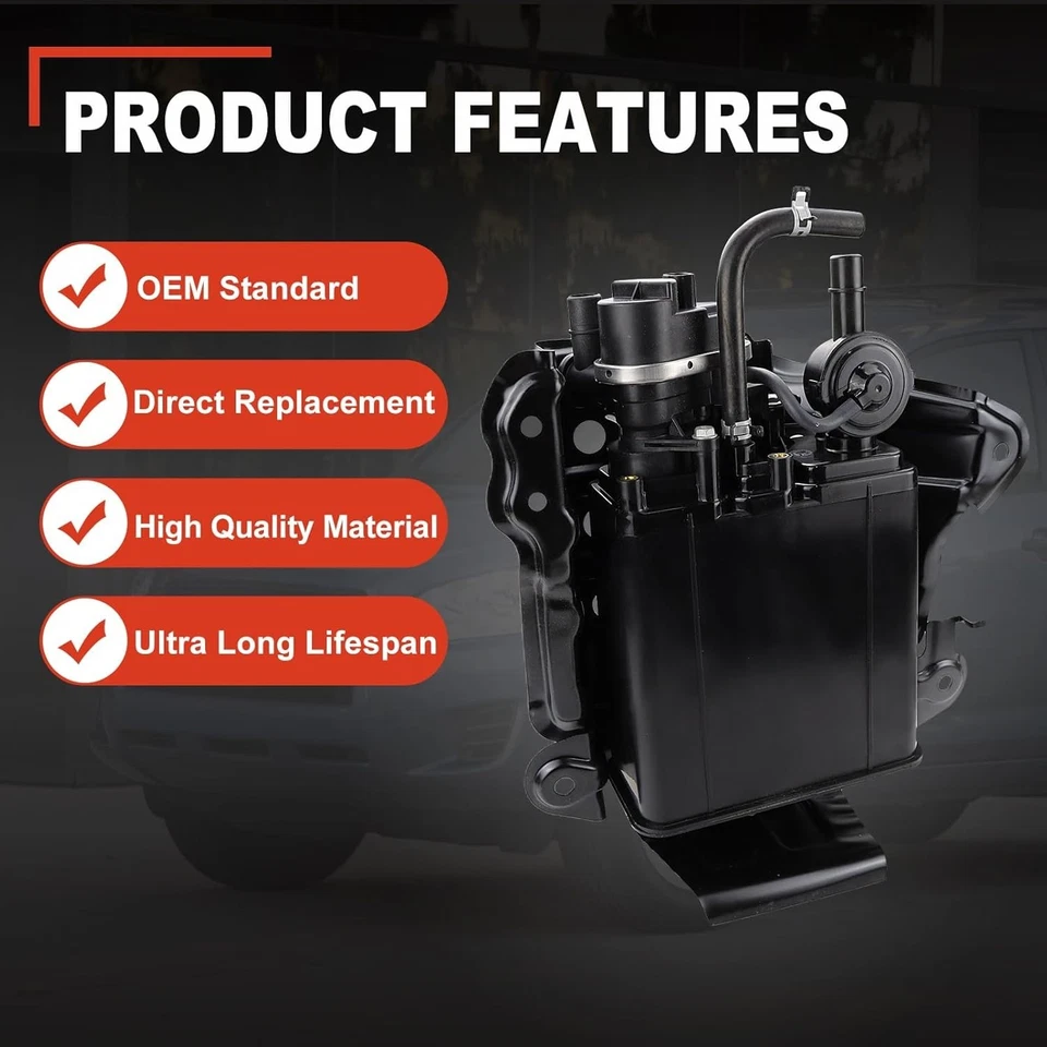 Bote de carbón de vapor 911-654 compatible con Toyota RAV4 2006-2012 L4 2,4 L Foto 3 de 4