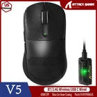 ATTACK SHARK V5 Wireless Gaming Mouse 55g with 42000 DPI  PAW3950MAX
