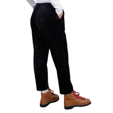 Engineered Garments Cropped Velour Trousers NWT Utilitarian Pant Black XS/0