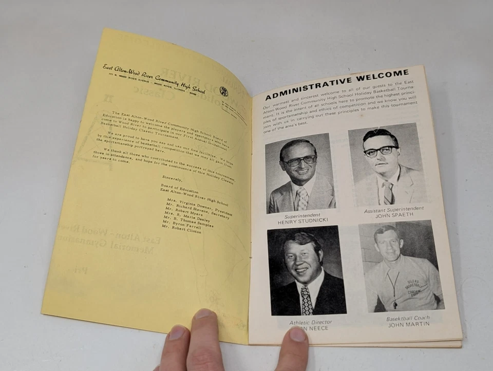 Wood River Holiday Basketball Classic High School Program Alton Grantie City VTG - Image 4 of 4