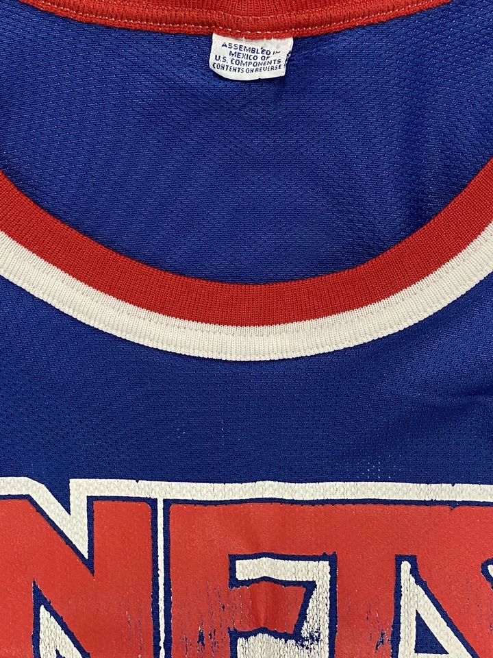 KERRY KITTLES Vtg 1990’s Champion New Jersey Nets #30 Jersey Men’s Size 44 - Image 2 of 4