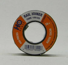 LIONEL HO SCALE CODE 83 & 100 TRAIN TRACK RAIL JOINERS (400 COUNT) 8778900 NEW