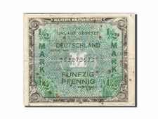 #264672 Geldschein, Deutschland, 1/2 Mark, 1944, Undated, KM:191a, SGE