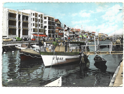 34 PALAVAS LES FLOTS LE CANAL ET LA RIVE RIGHT