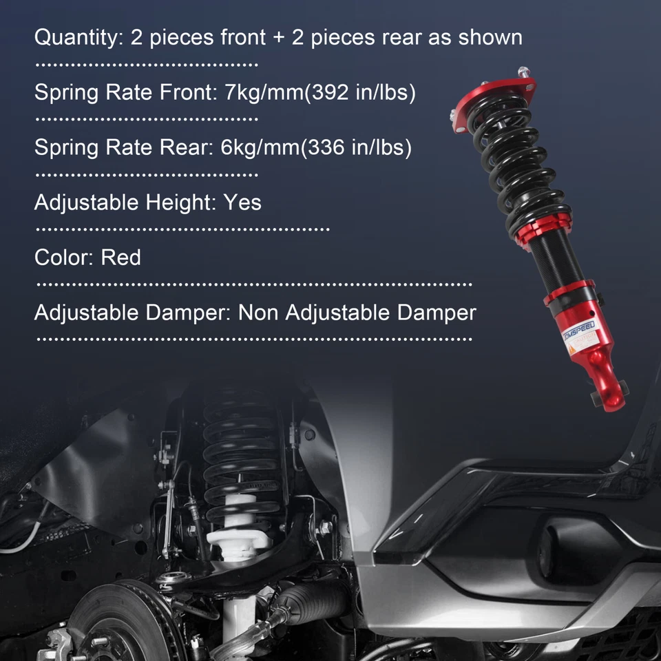 COILOVER Suspension KIT FOR Mazda Miata MX5 NA NB 1990-2005 Shock Struts - Image 2 of 4