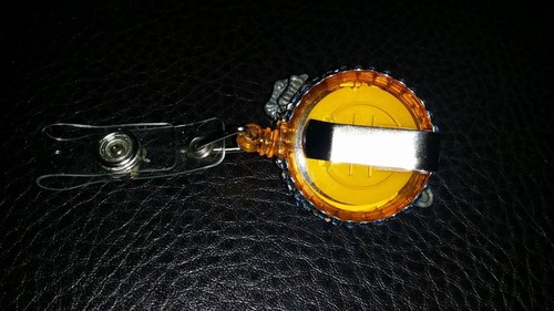Crystals & CRYSTAL BALL w/HAND Jewelry I.D./Badge Holder! - Picture 4 of 4