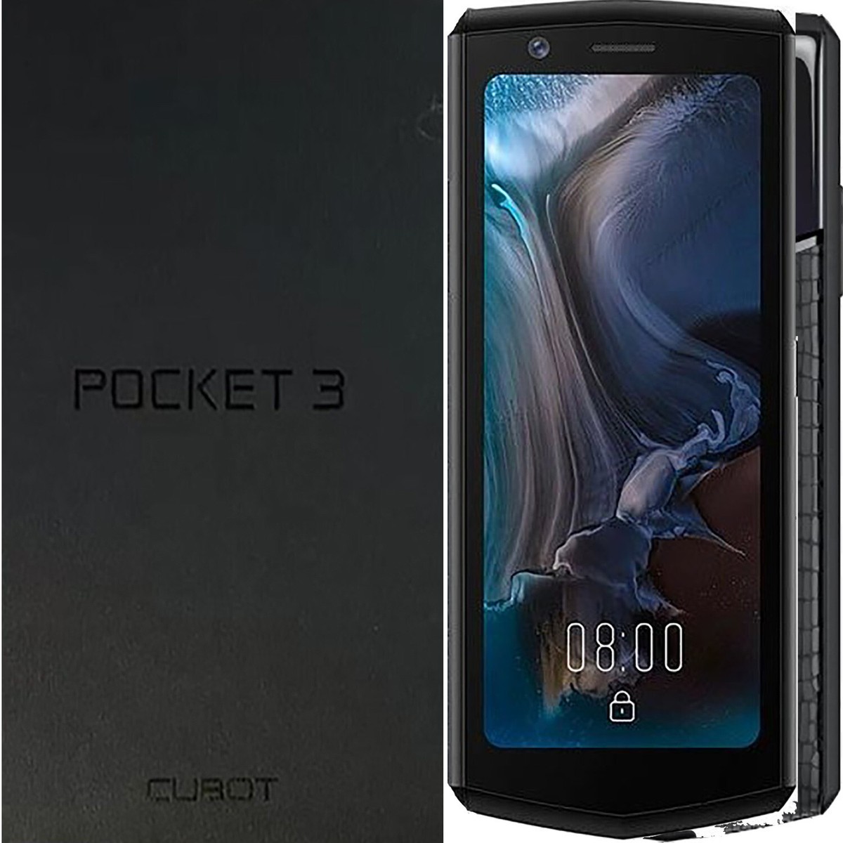【中古】CUBOT POCKET Cubot Pocket 3 4G/LTE Black 64GB + 4GB Dual-SIM Factory Unlocked
