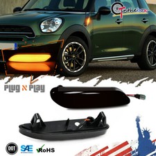 For Mini Cooper Countryman 15-17 R60 R61 Led Fender Side Marker Light Lamp Amber