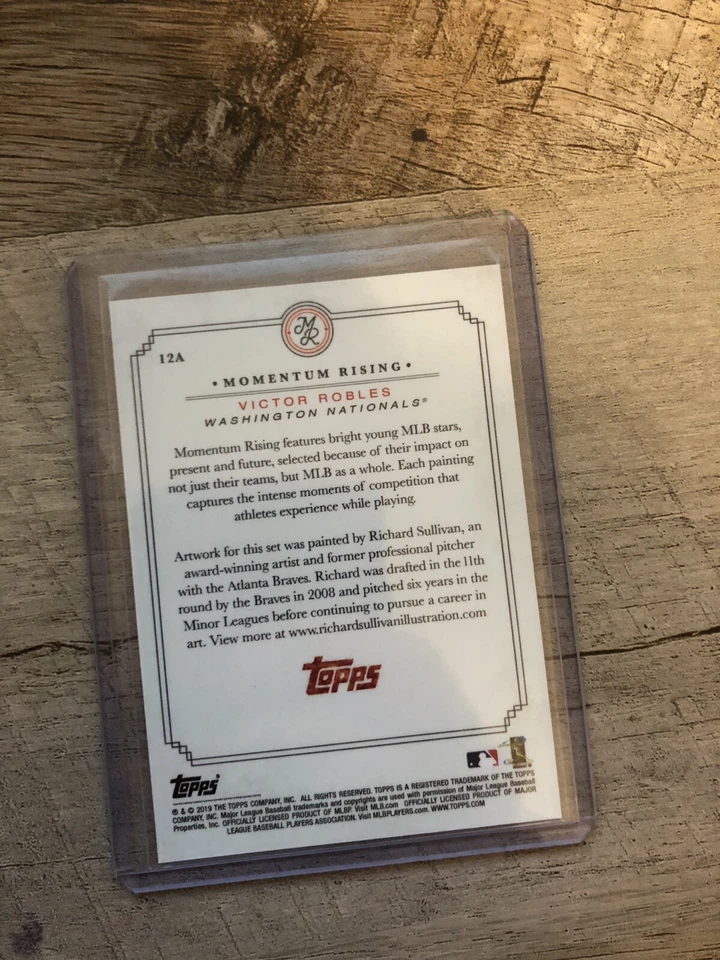 Victor Robles /40 NATIONALS 2019 TOPPS ON DEMAND 19 MOMENTUM RISING 12A Parallel - Image 3 of 3