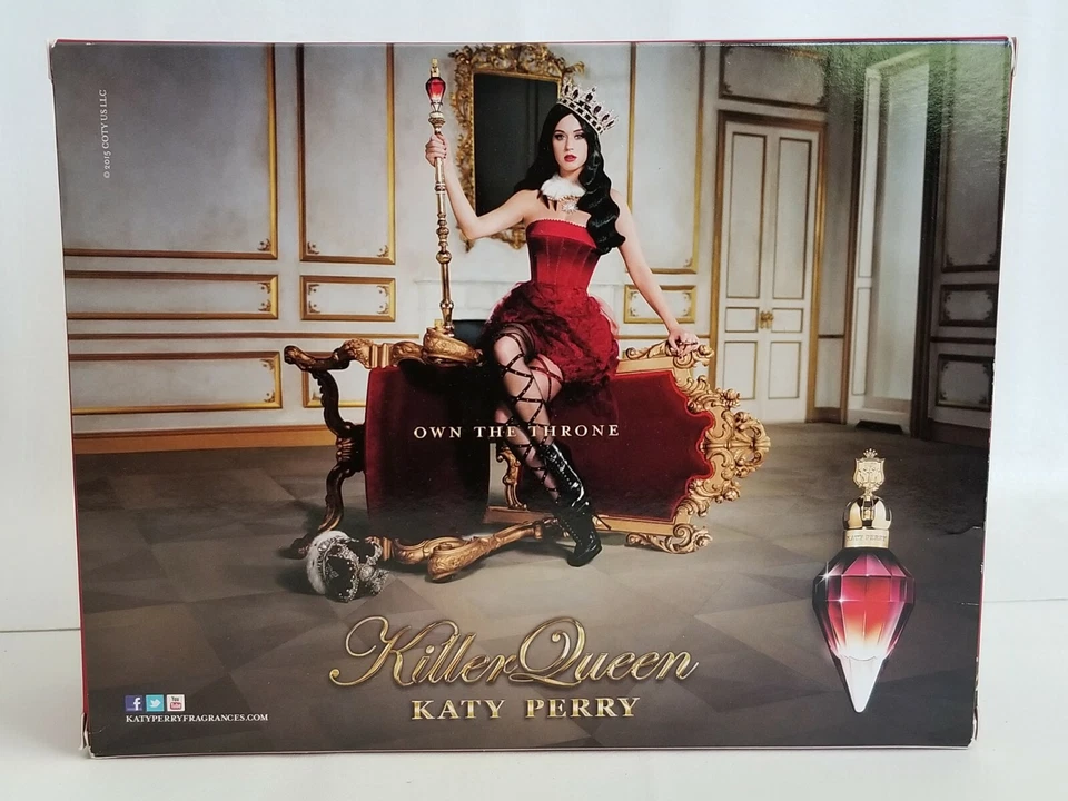 Katy Perry Killer Queen Set de Regalo Por Coty 3 Piezas Eau De Parfum Loción Gel de Ducha Foto 2 de 4