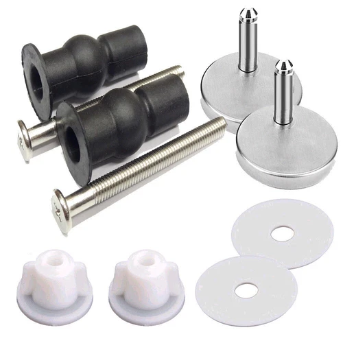 Mark Vitow MV-HINGE Toilet Seat - Top Fixing & Bolts + Well Nuts + Hinge Bracket