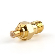 2Pcs Adapter SMA Female Jack To MCX Male Plug RF Connector Gold Plating F/M