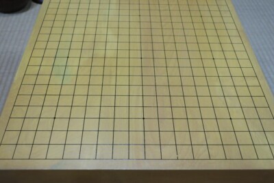 Go Board Japanese Vintage with 4 legs Igo goban 46cm × 42.7cm × 12.5cm