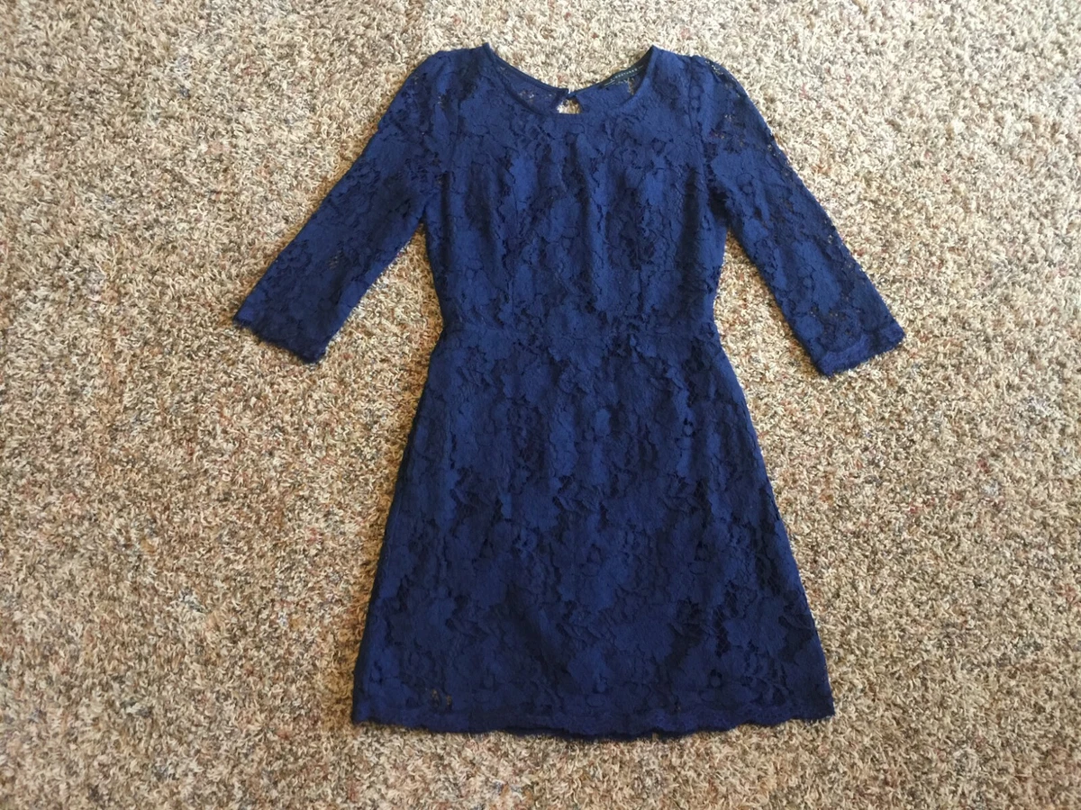 Ebay navy blue dress top