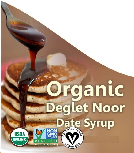 80 OZ (5LB) ORGANIC DATE SYRUP/ CERTIFIED ORGANIC/ NON-GMO/VEGAN/KOSHER - Picture 4 of 5