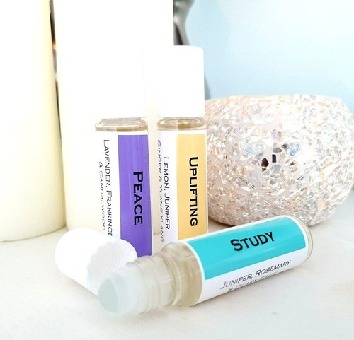 Essential Oils Roller Ball Pulse Point Roll On Aromatherapy oil 10ml - Picture 3 of 93