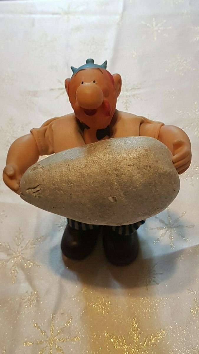 CARL MAX ORIGINAL OBELIX LEVANT UN MENHIR DARGAUD PARIS 1960