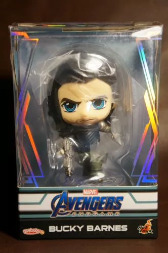【JAPAN LIMITED】Figura de Hot Toys Cosbaby MARVEL AVENGERS BUCKY BARNES de JAPÓN