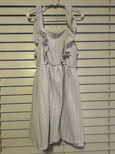 Kensie Girl White Dress - Size 6 Girls 