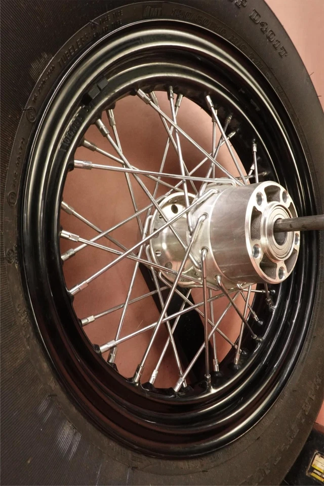 2018-2022 Harley Davidson Heritage Classic FLHCS Rear DUNLOP Tire Rim Wheel - Image 4 of 4