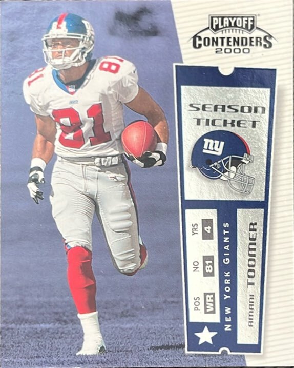 2000 Playoff Contenders #59 Amani Toomer Championship Ticket