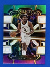 2023-24 Select #86 Jarace Walker Concourse Green/White/Purple Prizm RC Pacers